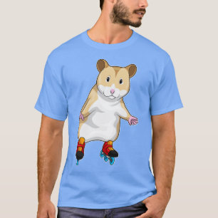 Hamster Inline skating Roller schaatsen T-shirt