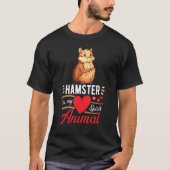 Hamster is mijn Kind van de dierliefdesklinker T-shirt (Voorkant)