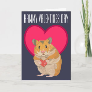 Hamster Kaart - Hammy Valentijnse  bewerkbare kaar
