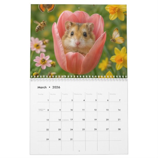 Hamster Kalender (Mar 2026)