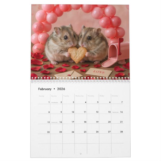 Hamster Kalender (Feb 2026)