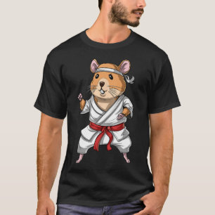 Hamster Karate Ninja Jiu-jitsu Judo Taekwondo Mart T-shirt