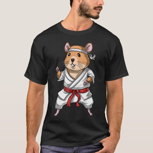 Hamster Karate T-shirt (Voorkant)