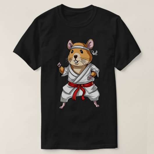 Hamster Karate T-shirt (Design voorkant)