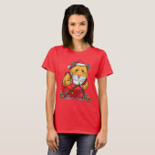 Hamster Kerst Ambachtsman T-shirt (Voorkant volledig)