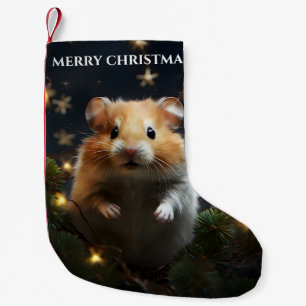Hamster & Kerst Lichten Kerstmis Kous Kleine Kerstsok