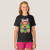 Hamster Kerstlint T-shirt (Voorkant volledig)