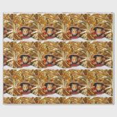 Hamster Kerstmis Cadeaupapier (Vlak)