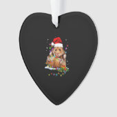 Hamster Kerstmis Ornament (voorkant)