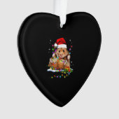 Hamster Kerstmis Ornament (voorkant)