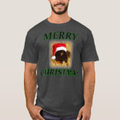 Hamster Kerstmis T-shirt (Voorkant)