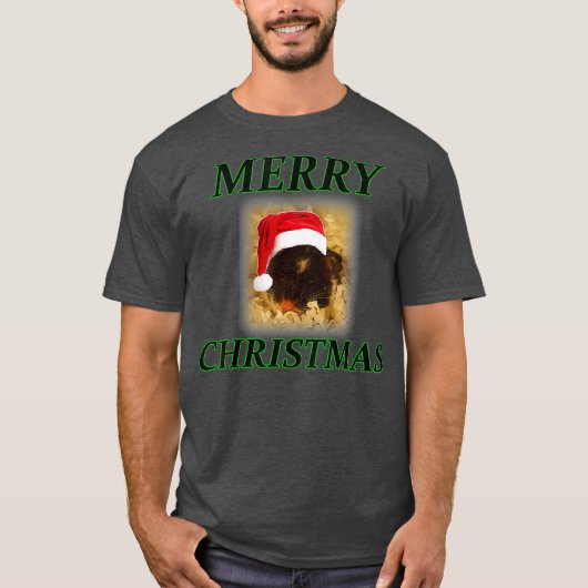 Hamster Kerstmis T-shirt (Voorkant)