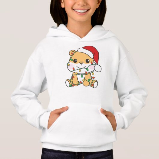 Hamster Kerstmis Winter Dieren Vakantie Hamsters (Voorkant)