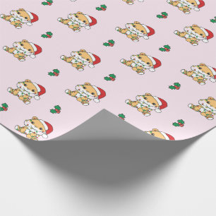 Hamster Kerstmis Winter Dieren Vakantie Hamsters Cadeaupapier