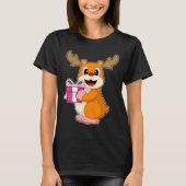 Hamster Kerstpakket T-shirt (Voorkant)