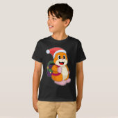 Hamster Kerstschool T-shirt (Voorkant volledig)