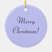 Hamster Kerstversiering Keramisch Ornament (Achterkant)