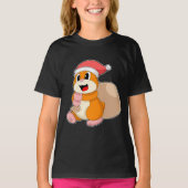 Hamster Kerstzak T-shirt (Voorkant)