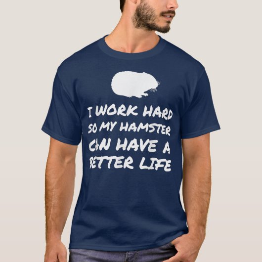 Hamster Kleding Grappig Grote Hamsters Lover T-shirt (Voorkant)