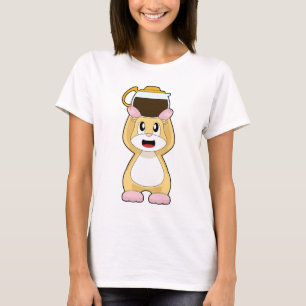 Hamster Koffie Koffiepot T-shirt