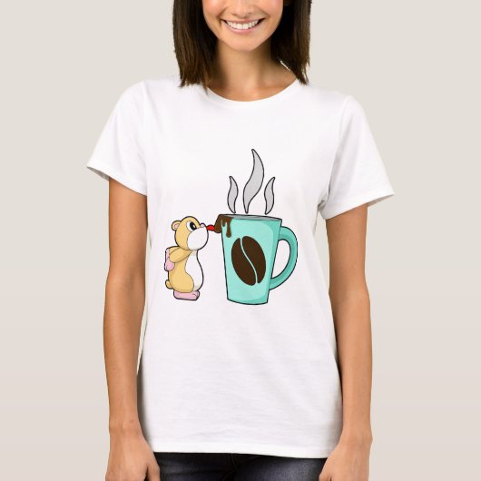 Hamster koffiemok t-shirt (Voorkant)