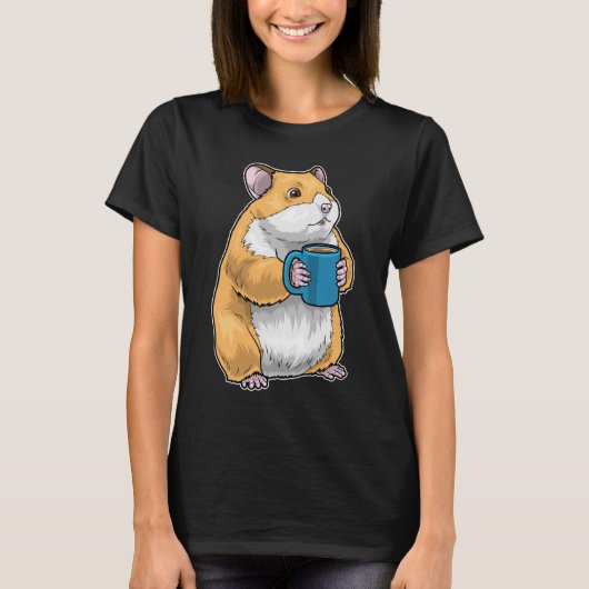 Hamster koffiemok t-shirt (Voorkant)