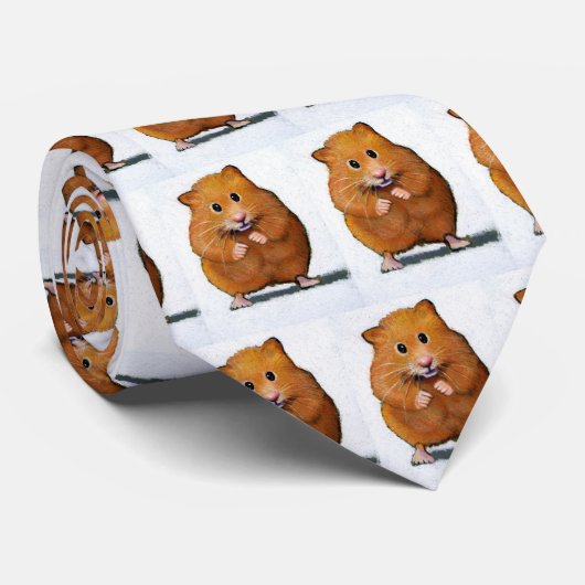 HAMSTER: KUNST: REALISME: STROPDAS (Opgerold)