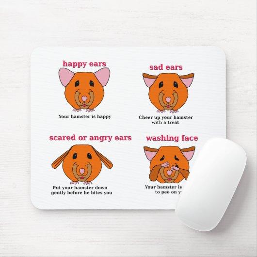 Hamster Language Muismat (Met muis)