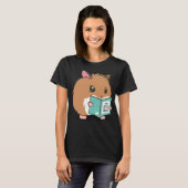 Hamster Learn Music Funny Rodent T-shirt (Voorkant volledig)