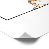 Hamster, leuk hamster thema poster (Hoek)