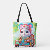 Hamster Leveringsheld Tote Bag (Achterkant)