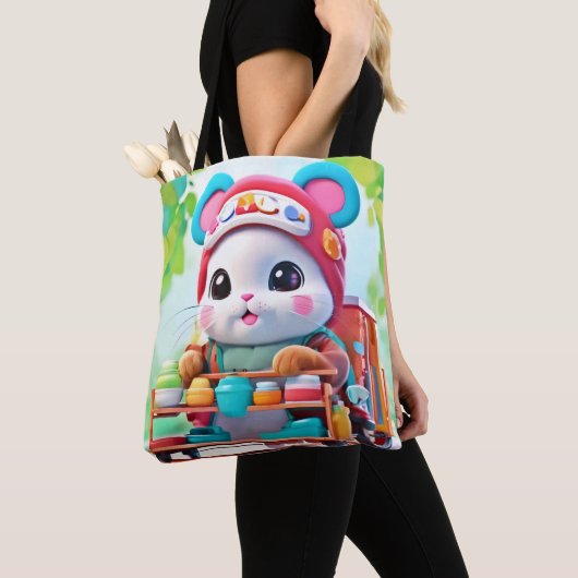 Hamster Leveringsheld Tote Bag (Dichtbij)