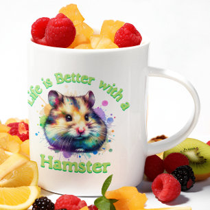 Hamster liefhebber knaagdier eigenaar koffie thee  koffiemok