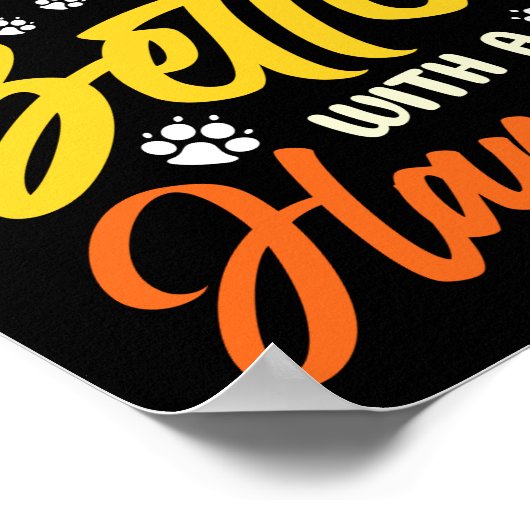 Hamster Life is beter met hamsters Poster (Hoek)