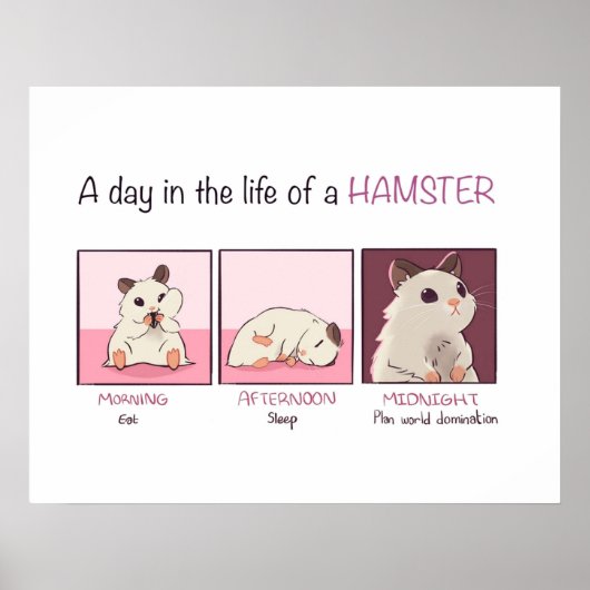 Hamster Life Poster (Voorkant)