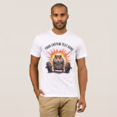 Hamster Lifting Aangepaste Tekst voor Workout T-shirt (Voorkant volledig)