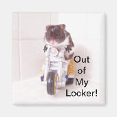 Hamster Locker Magneet (Voorkant)