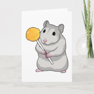 Hamster Lollipop Kaart