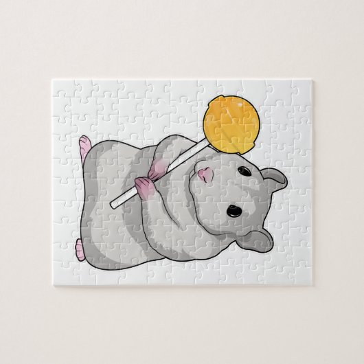 Hamster Lollipop Legpuzzel (Horizontaal)
