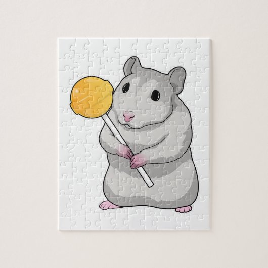 Hamster Lollipop Legpuzzel (Verticaal)