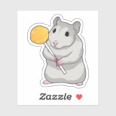 Hamster Lollipop Sticker (Vel)