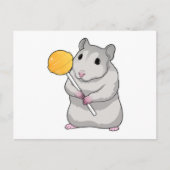Hamster Lollypop Briefkaart (Voorkant)