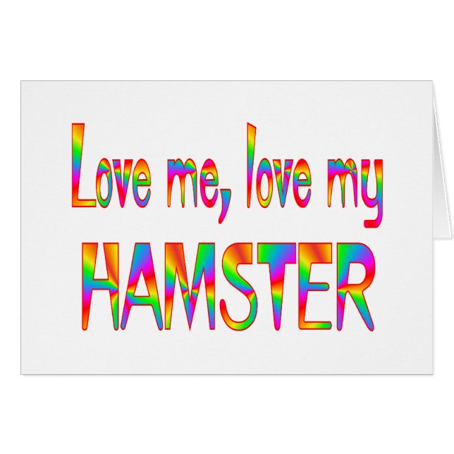 Hamster Love (Voorkant Horizontaal)