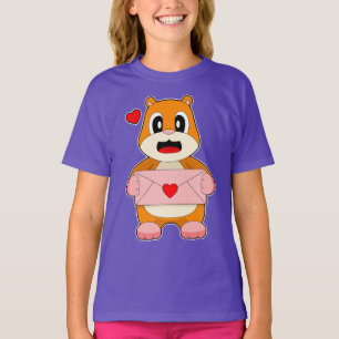 Hamster Love letter T-shirt