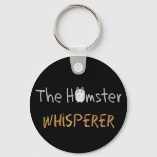 Hamster Lover Gifts "The Hamster Whisperer" Sleutelhanger
