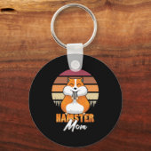 Hamster Ma Retro Rodent Eigenaar Pet Lover Animal  Sleutelhanger (Voorkant)