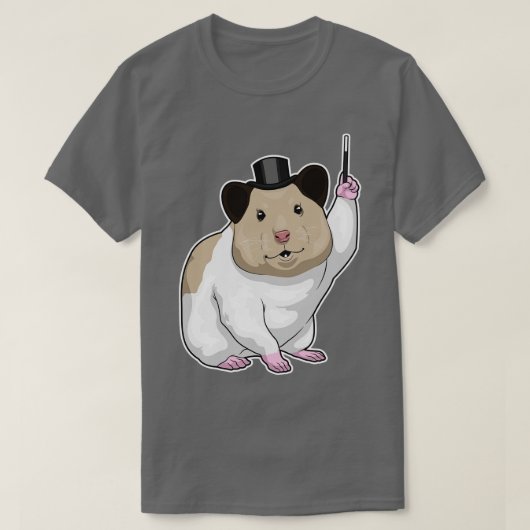 Hamster Magician Toverstaf T-shirt (Design voorkant)