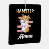 Hamster Mama Keramisch Ornament (Rechts)
