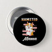 Hamster Mama Ronde Button 7,6 Cm (Voorkant /achterkant)