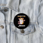 Hamster Mama Ronde Button 7,6 Cm (In situ)
